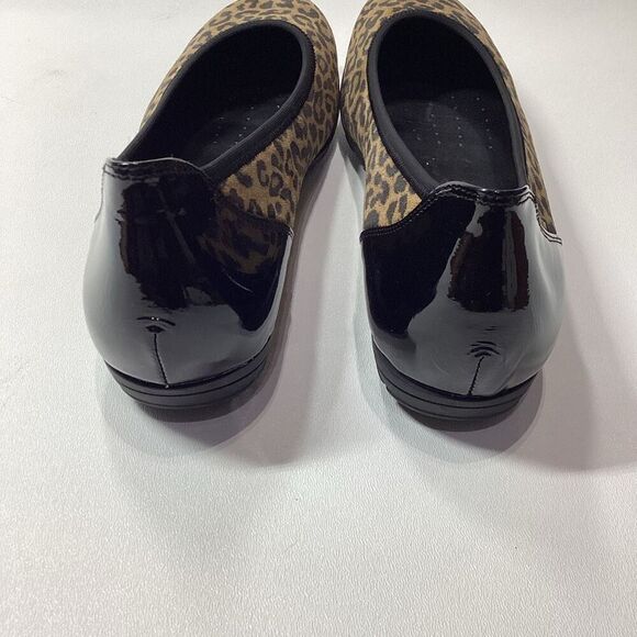 Mephisto Emilie Animal Print Ballet Flats Dark Brown Leather Comfort Size 11 - Picture 5 of 16